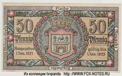Stadt Münnerstadt 50 Pfennig 1921