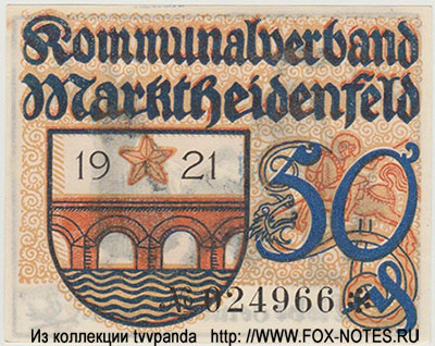 Kommunalverband Marktheidenfeld 50 Pfennig 1921