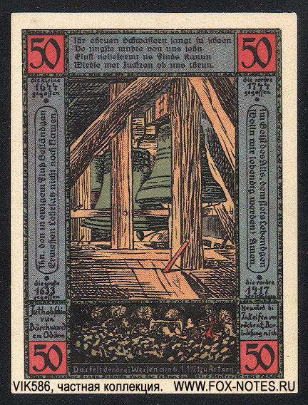 Bergwart Notgeld 50  1921