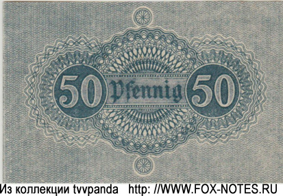 Stadt Ladenburg 50 pfennig 1919