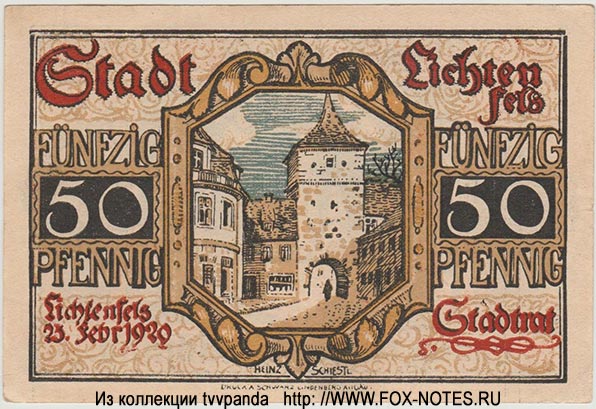Stadt Lichtenfels 50 Pfennig 1920