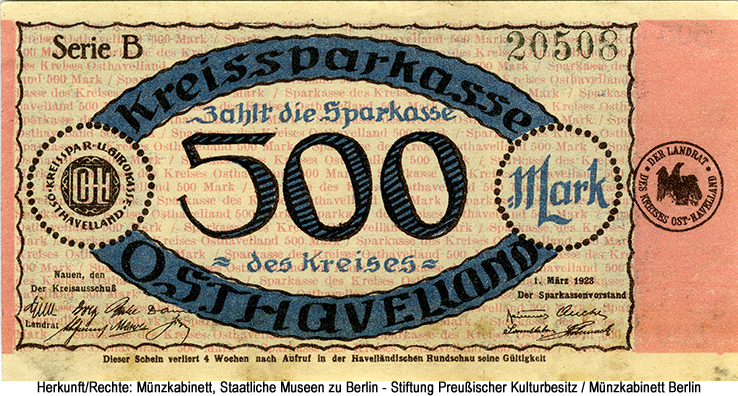 Osthavelland 500 Mark 1923
