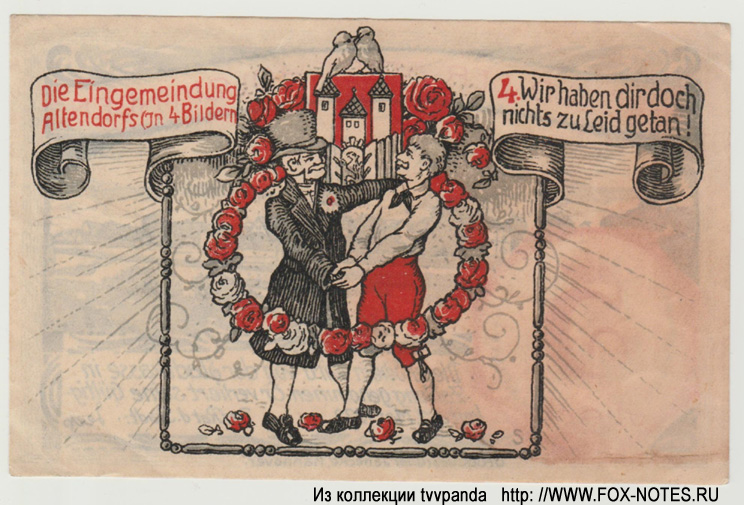 Notgeld der Stadt Holzminden. 5 Mark 1921.