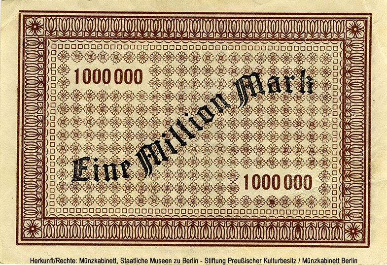 Stadt Eberswalde 1 Million Mark 1923