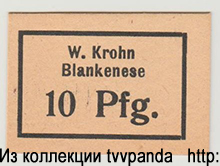 Krohn, W. 10 Pfennig