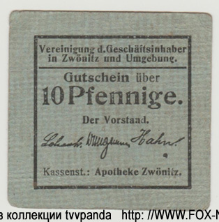 Apotheke Zwönitz 10 Pfennig