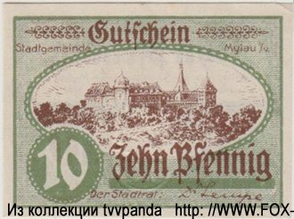 Stadt Mylau 10 Pfennig 1919