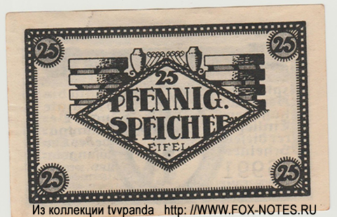Gemeinde Speicher 25 Pfennig 1920 