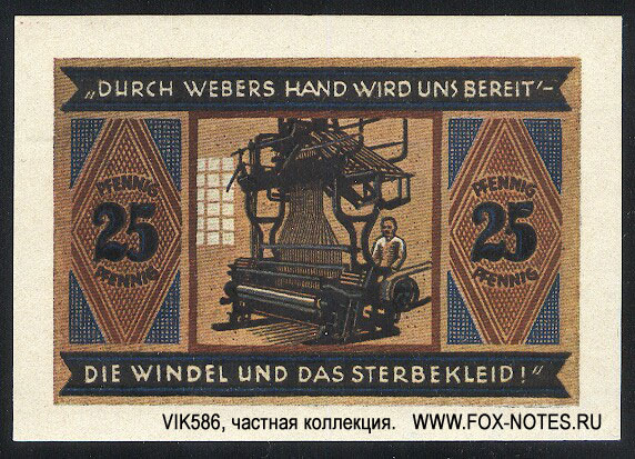 Stadt Katscher 25 Pfennig 1921 Notgeld