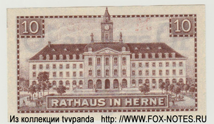 Stadt Herne 10 Pfennig 1918