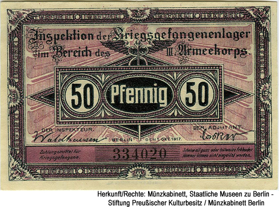 Lager Frankfurt (Oder) 50 Pfennig 1917