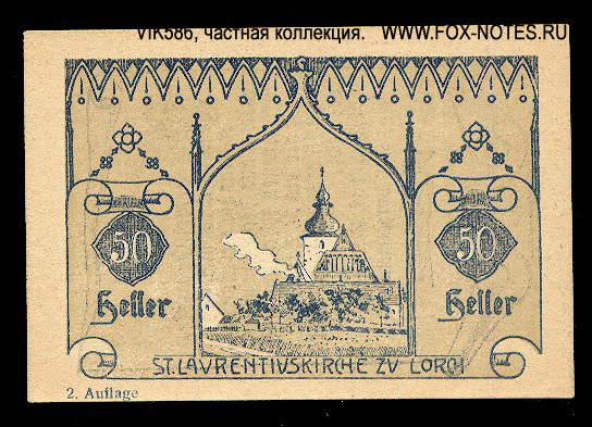 Gemeinde Lorch 50 Heller 1920