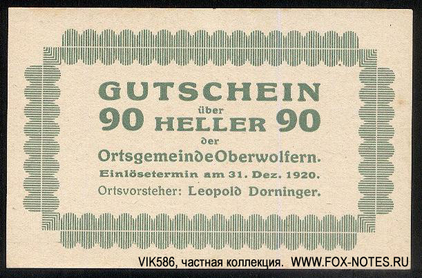 Oberwolfern Notgeld 1920
