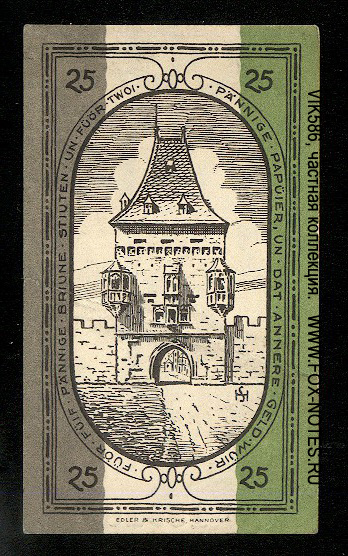 Stadt Soest 25 Pfennig 1919