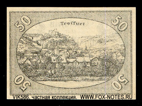 Stadt-Sparkasse Treffurt 50 Pfennig 1920