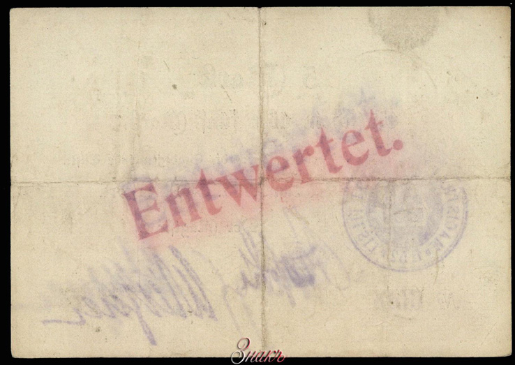 Stadt Tilsit. 5 Mark. 1914