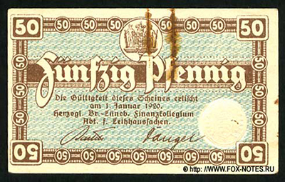Herzogtum Braunschweig 50 Pfennig 1917