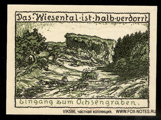 Gemeinde Röhrigshöfe e. Werra. 50 Pfennig 1922