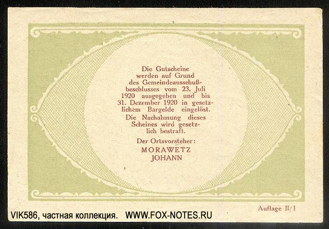 Ortsgemeinde Waidendorf 30 Heller 1920 Auflage II/1