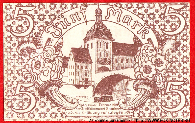 Stadt Bamberg 5  1918