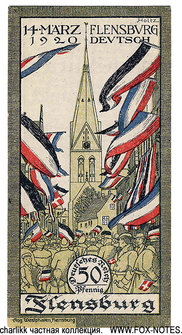Stadt Flensburg 50 Pfennig 1921