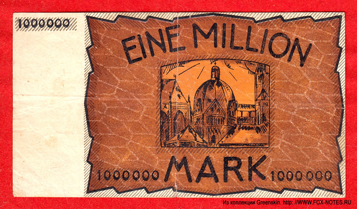 Stadt- und Landkreis Aachen 1 Million Mark 1923