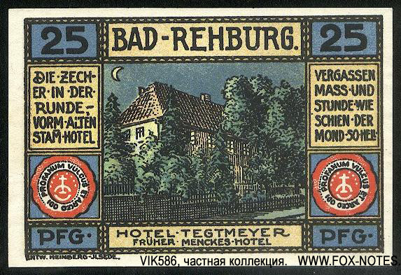 Notgeld der Stadt Rehburg.