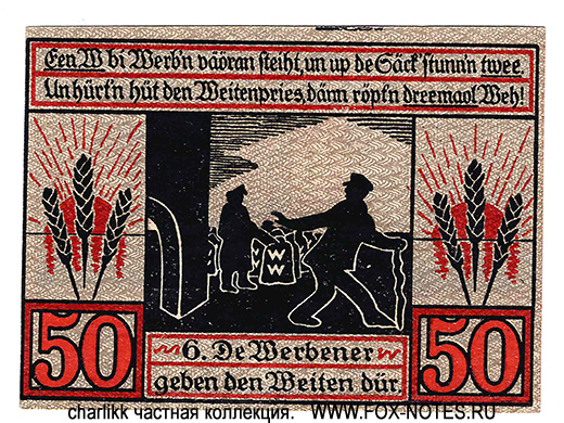 Stadt Stendal 50 Pfennig 1921