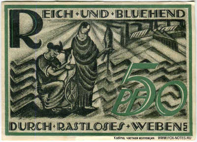 Stadt Gera Notgeld 50 Pfennig 1921