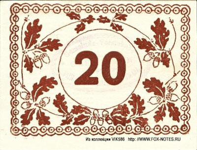 Gemeinde Christofen 20 Heller 1920 NOTGELD