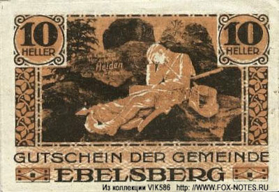 Gemeinde Ebelsberg 10 Heller 1920 Notgeld