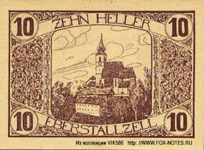 Gemeinde Eberstalzell 10 Heller 1920 notgeld