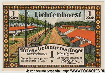 Lichtenhorst 1 mark 1922 Notgeld