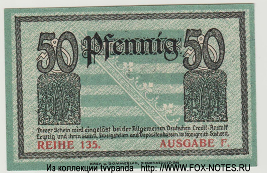 Dresden-Altschtadt 50 Pfennig 1918