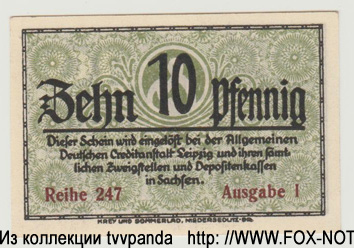Dresden-Altschtadt 10 Pfennig 1920