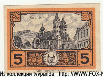 Stadt Freyburg an der Unstrut 5 Pfennig 1920 Notgeld