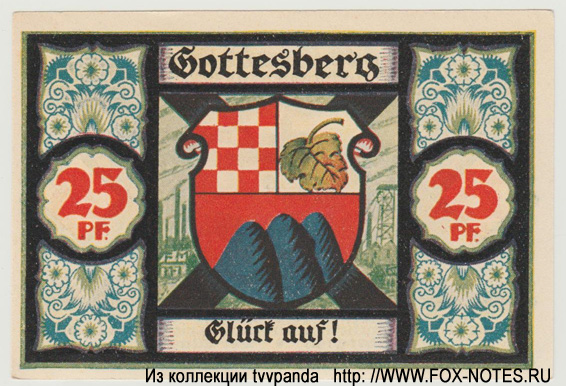 Stadt Gottesberg 25 Pfennig 1921
