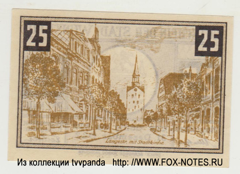Stadt Wunstorf 25 Pfennig 1921