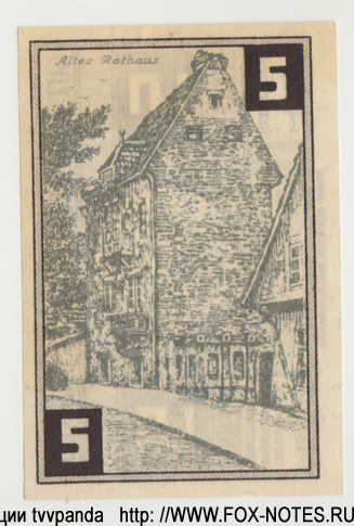 Stadt Wunstorf 5 Pfennig 1921