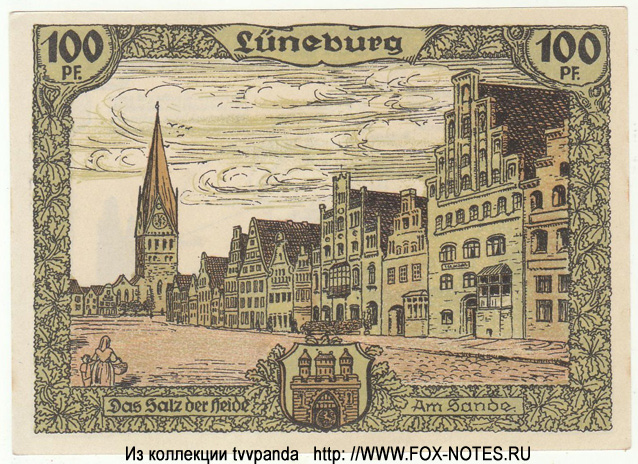 Heimatbund Lohengau 100 Pfennig Notgeld