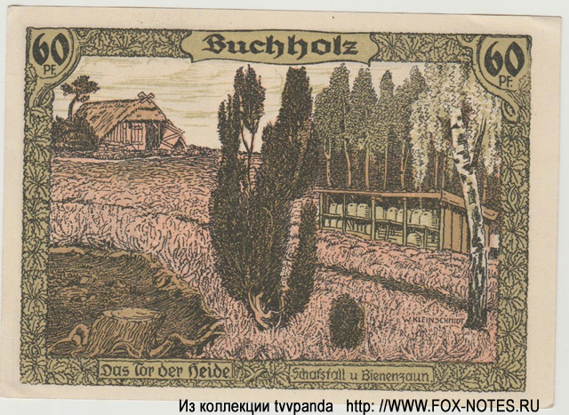 Heimatbund Lohengau 60 Pfennig 1921.