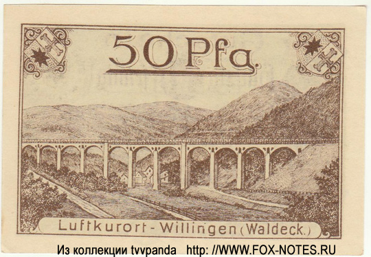 Willingen 50 Pfennig 1921