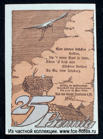 Stadt Neukalen 25 pfennig 1921