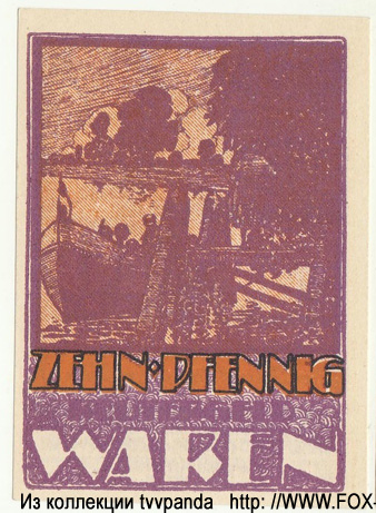 Stadt Waren 10 Pfennig 1921