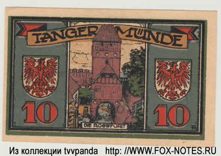 Stadt Tangermünde 10 pfennig 1921