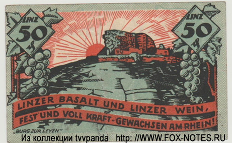 Stadt Linz am Rhein 50 Pfennig 1920