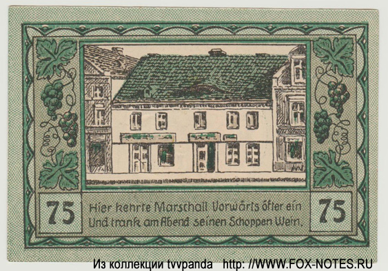 Stadt-Spar-Kasse Canth 75 Pfennig 1921