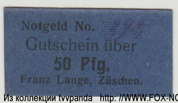 Franz Lange, Züschen 50 Pfennig 