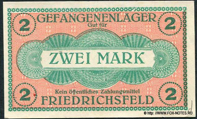 Gefangenenlager Friedrichsfeld 2 Mark