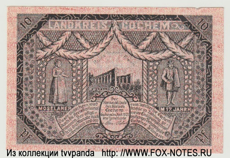 Landkreis Cochem 10 Pfennig 1921